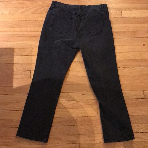 Ralph Lauren blk high waisted washed out jeans… size 6 (was size 10p) - Picture 9 of 11